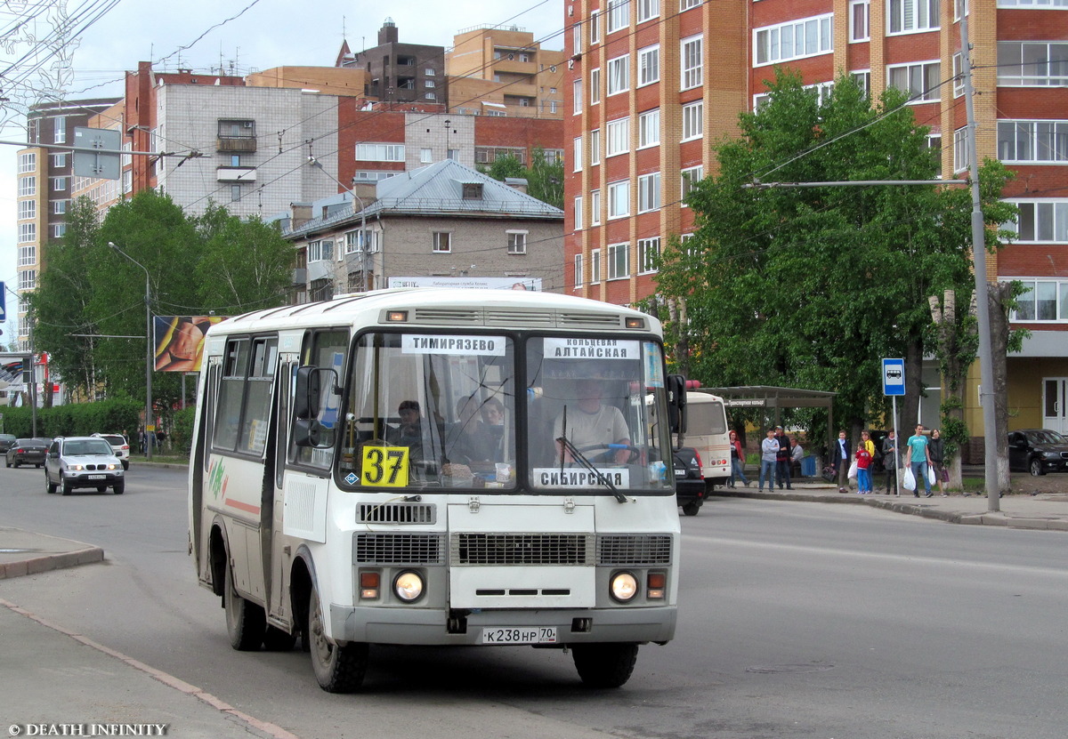 Томская область, ПАЗ-32054 № К 238 НР 70