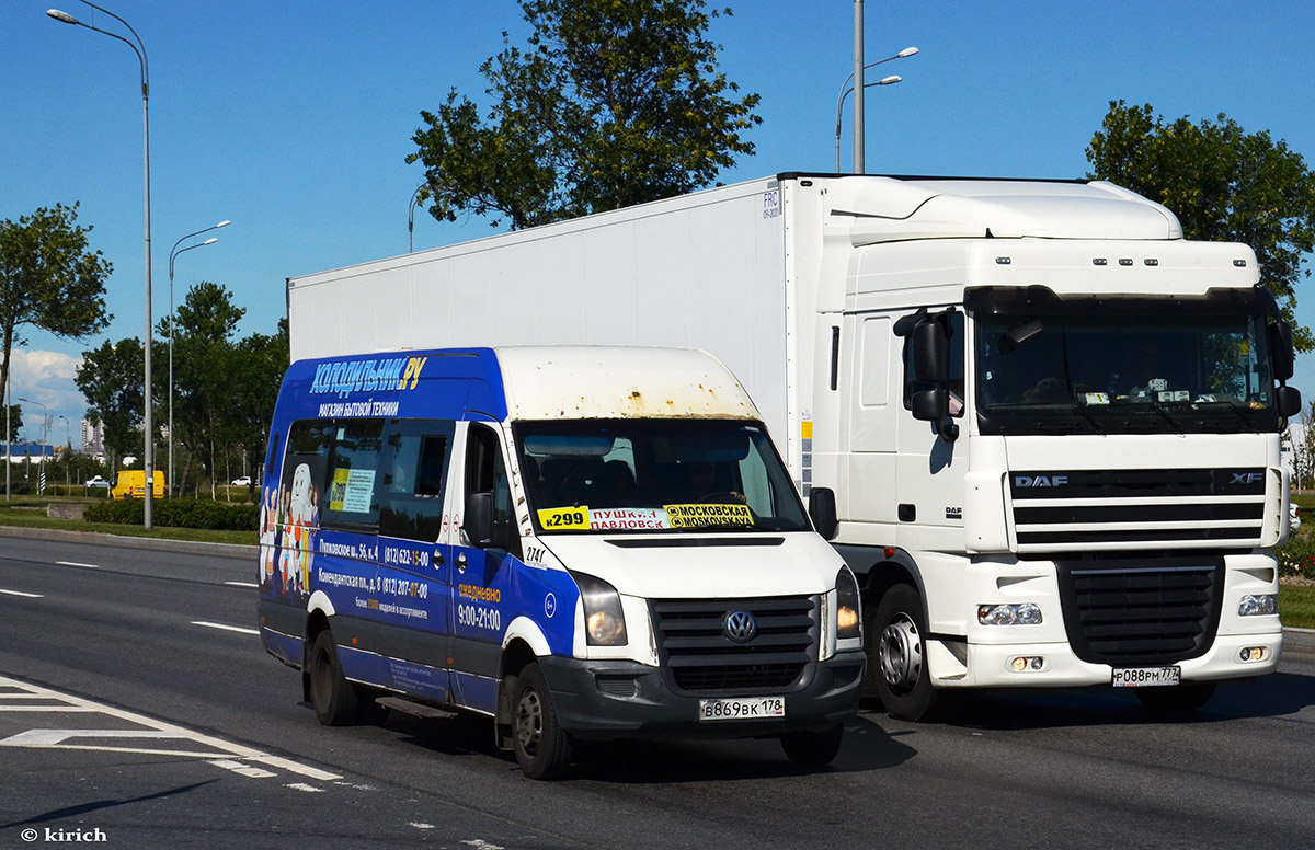 Санкт-Петербург, БТД-2219 (Volkswagen Crafter) № 2741