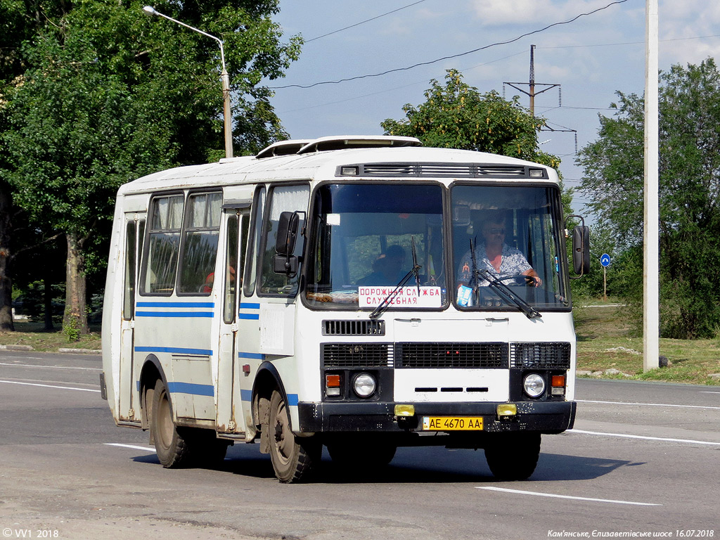 Днепропетровская область, ПАЗ-32051-110 № AE 4670 AA