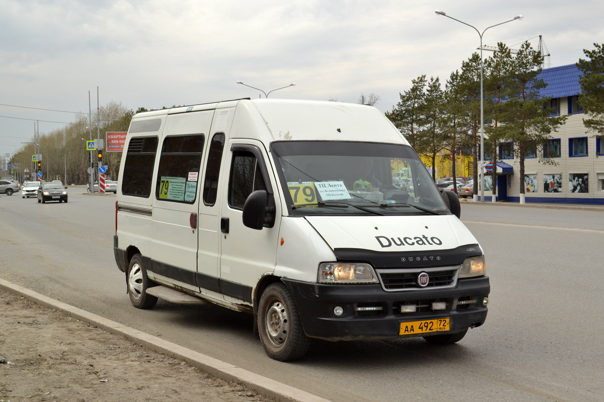 Тюменская область, FIAT Ducato 244 CSMMC, -RT № АА 492 72