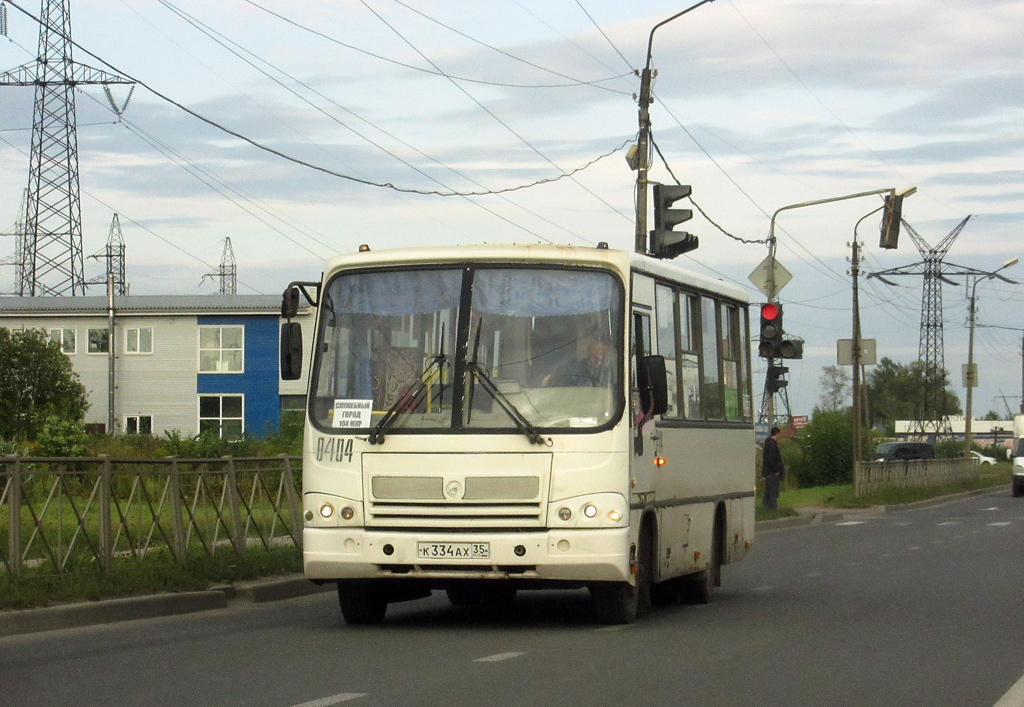 Вологодская область, ПАЗ-320402-03 № 0404