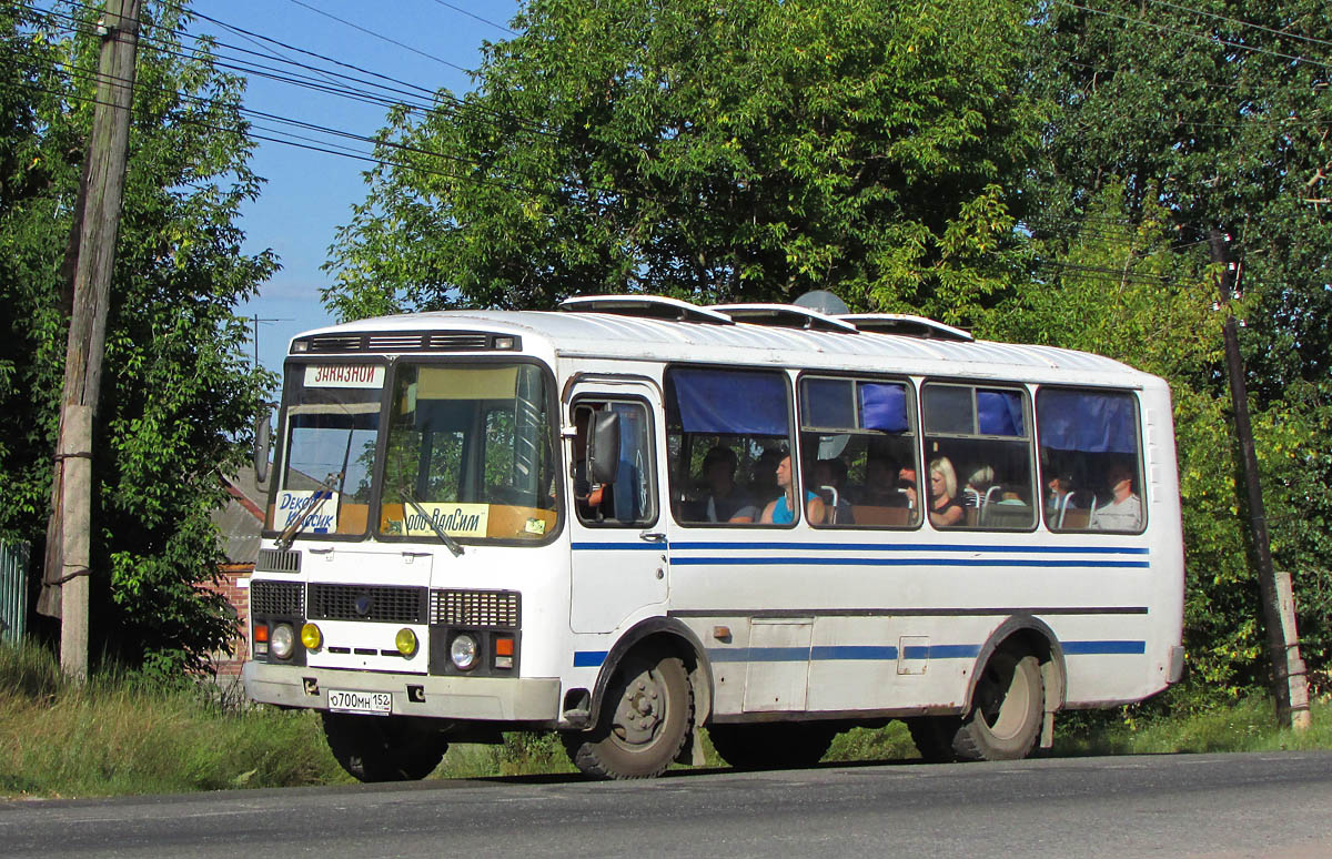 Нижегородская область, ПАЗ-3205-110 № О 700 МН 152