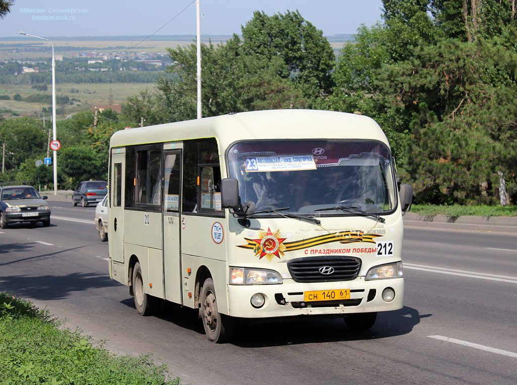 Ростовская область, Hyundai County SWB (РЗГА) № 212