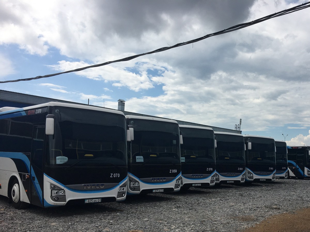 Астана, IVECO Crossway LINE 13M (СарыаркаАвтоПром) № Z070; Астана, IVECO Crossway LINE 13M (СарыаркаАвтоПром) № Z059; Астана, IVECO Crossway LINE 13M (СарыаркаАвтоПром) № Z078; Астана, IVECO Crossway LINE 13M (СарыаркаАвтоПром) № Z051; Астана, IVECO Crossway LINE 13M (СарыаркаАвтоПром) № Z063