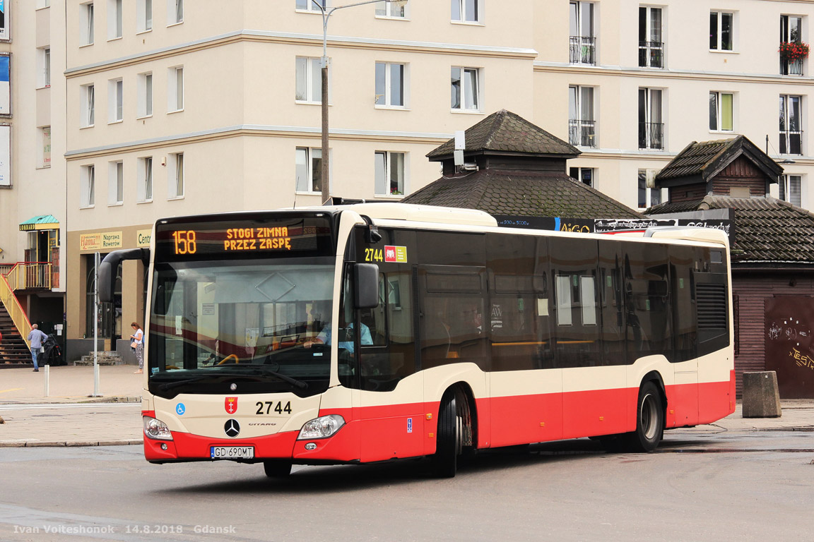 Польша, Mercedes-Benz Citaro C2 № 2744