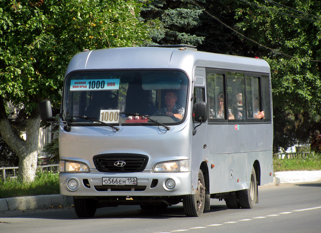 Нижегородская область, Hyundai County LWB C09 (ТагАЗ) № О 566 ЕН 152