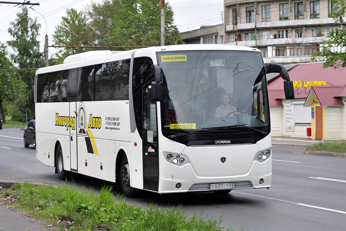 Новгородская область, Scania OmniExpress 340 № Е 602 СТ 53