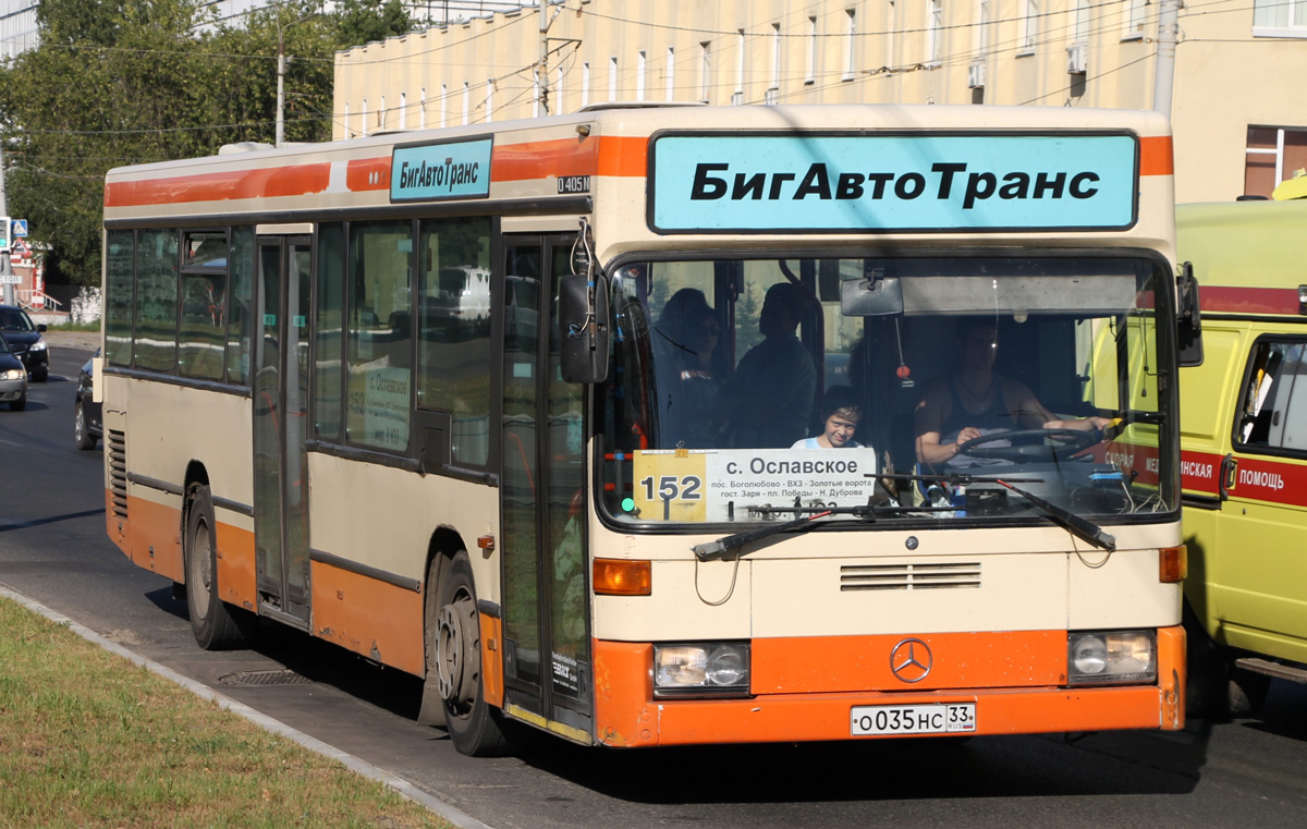 Владимирская область, Mercedes-Benz O405N2 № О 035 НС 33