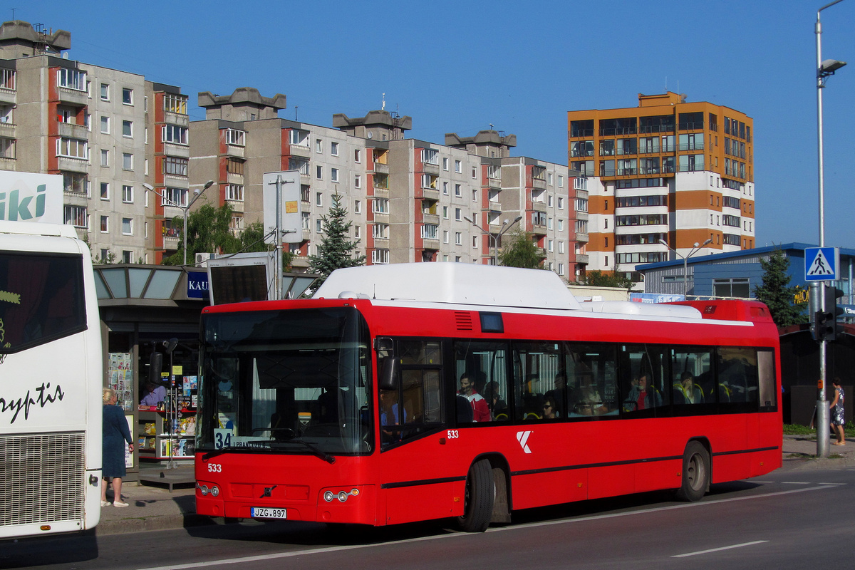 Литва, Volvo 7700 CNG № 533