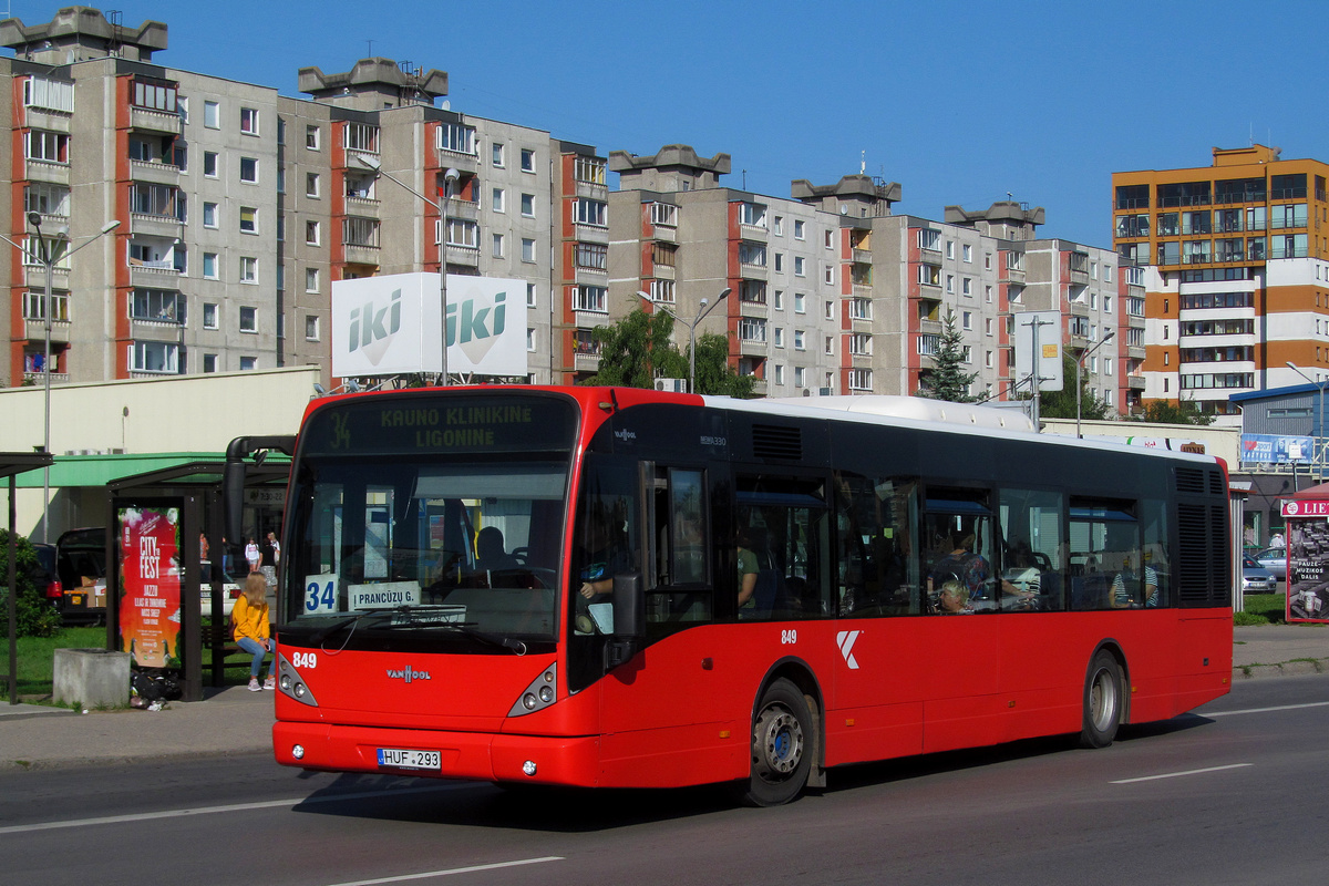 Литва, Van Hool New A330 № 849