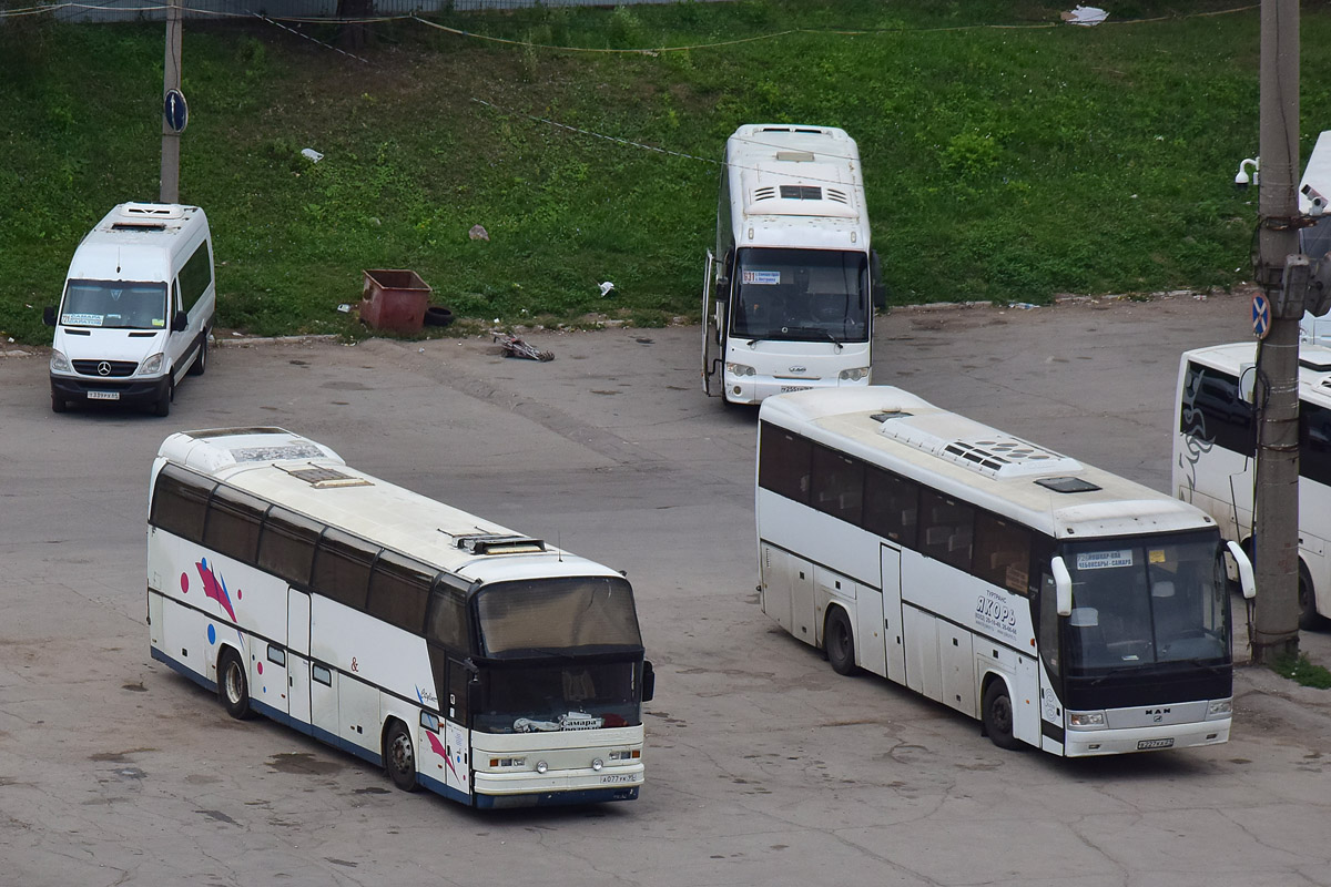 Чечня, Neoplan N116 Cityliner № А 077 УК 95; Чувашия, Marcopolo Viaggio I 370 № В 227 КА 21