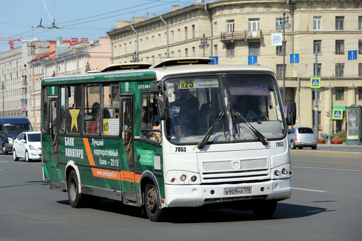 Санкт-Петербург, ПАЗ-320412-05 № 7853