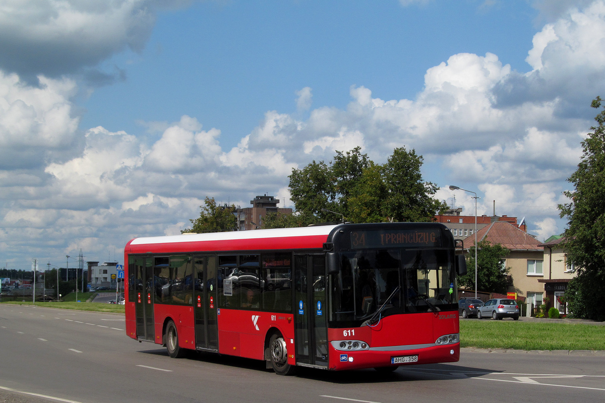 Литва, Solaris Urbino II 12 № 611