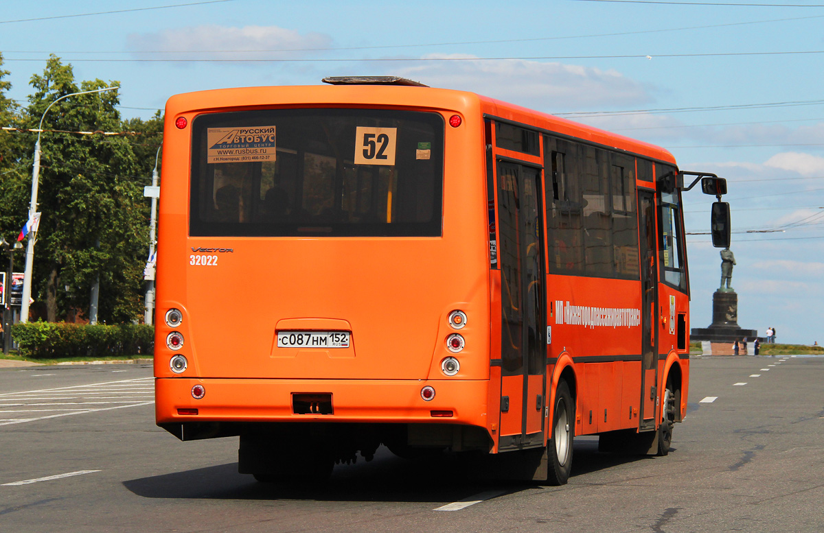 Nizhegorodskaya region, PAZ-320414-04 "Vektor" # 32022