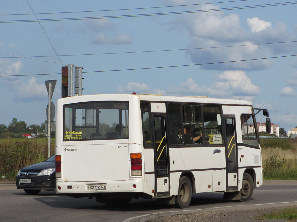 Санкт-Петербург, ПАЗ-320402-05 № В 027 ТК 178