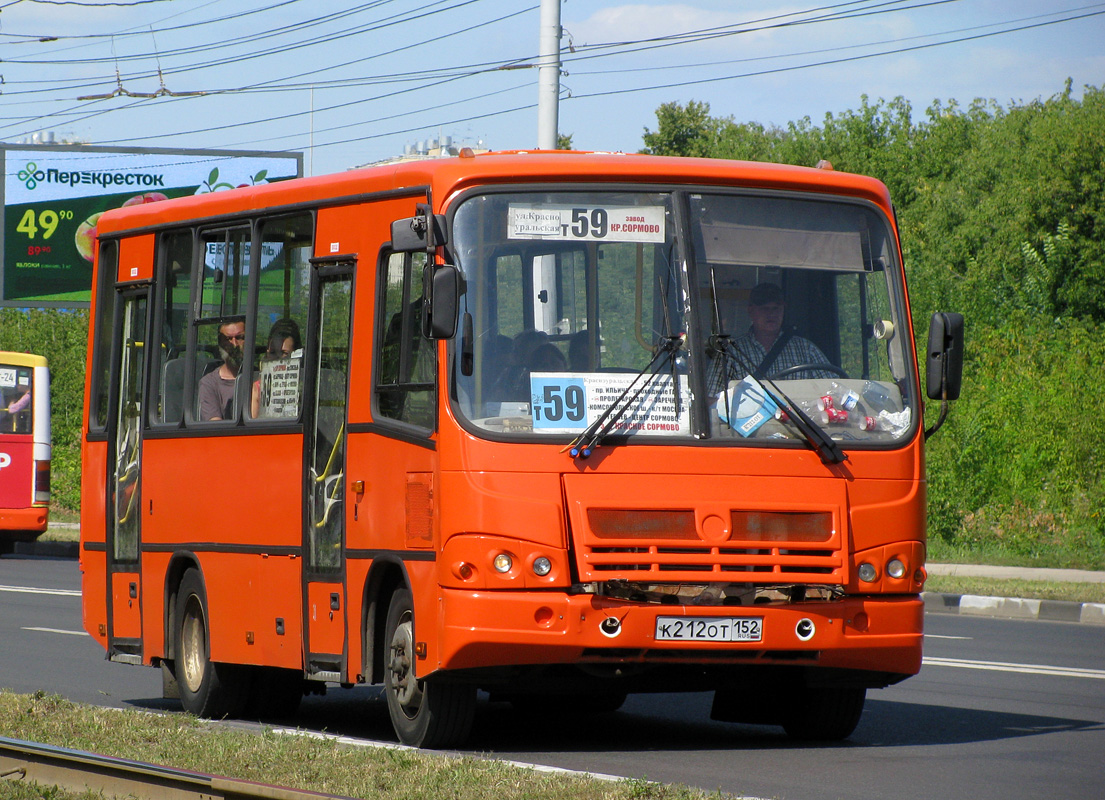 Нижегородская область, ПАЗ-320402-05 № К 212 ОТ 152