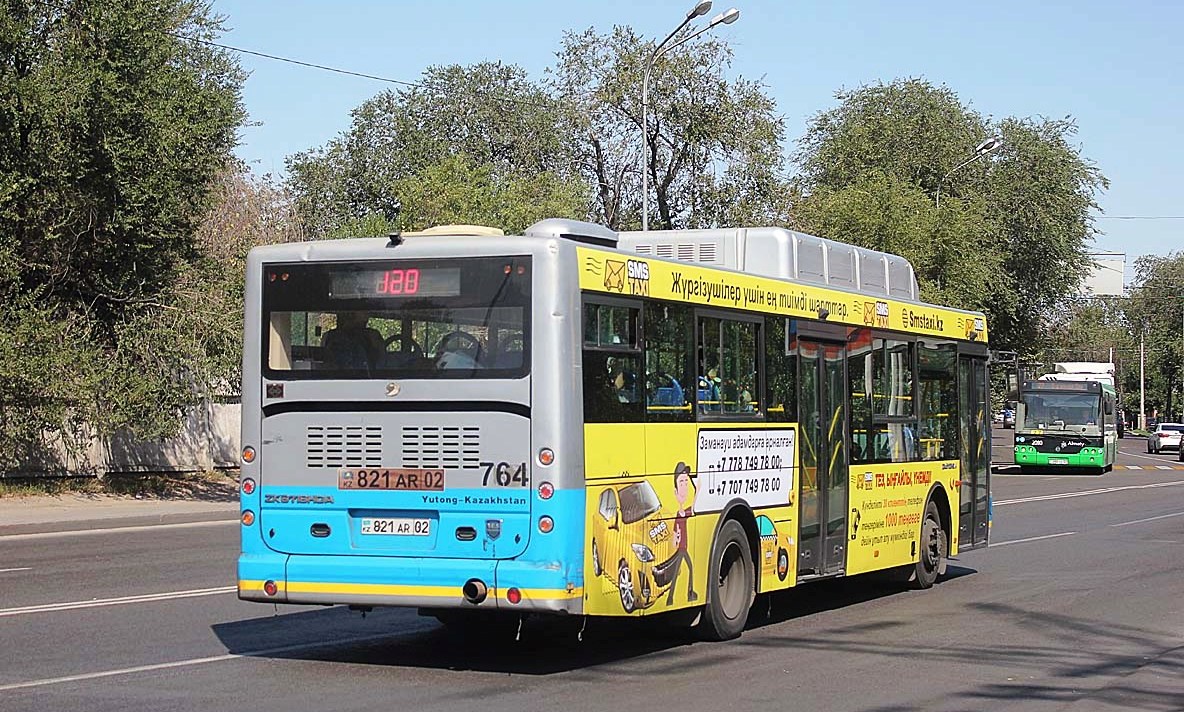 Алматы, Yutong ZK6118HGA № 764