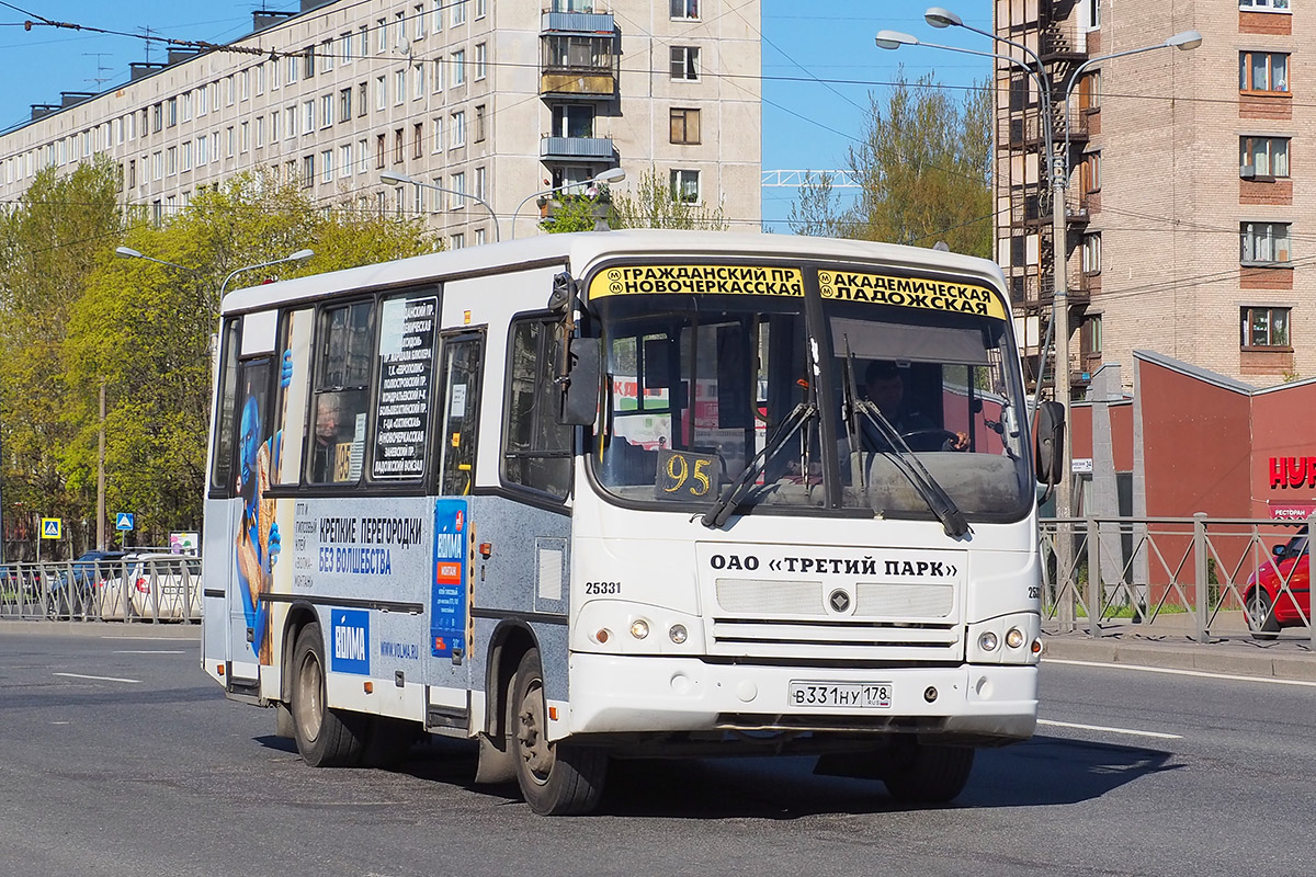 Санкт-Петербург, ПАЗ-320402-05 № В 331 НУ 178