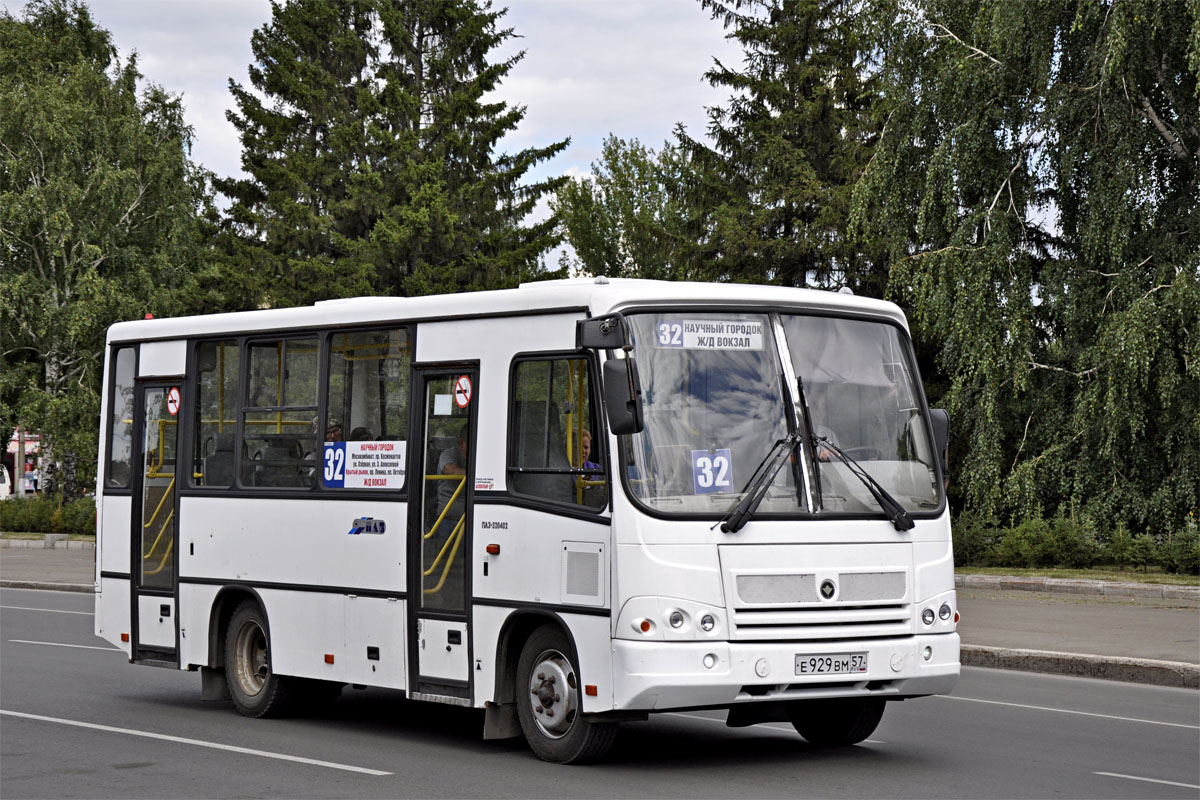 Алтайский край, ПАЗ-320402-05 № Е 929 ВМ 57