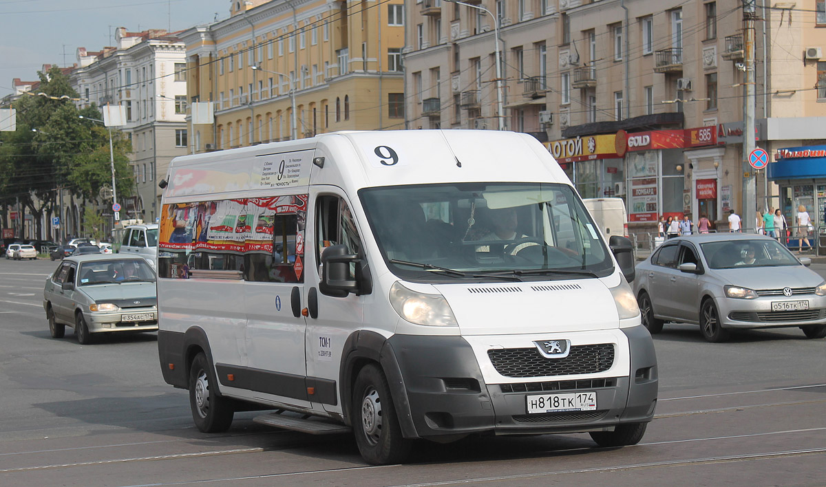 Челябинская область, Нижегородец-2227SK (Peugeot Boxer) № Н 818 ТК 174