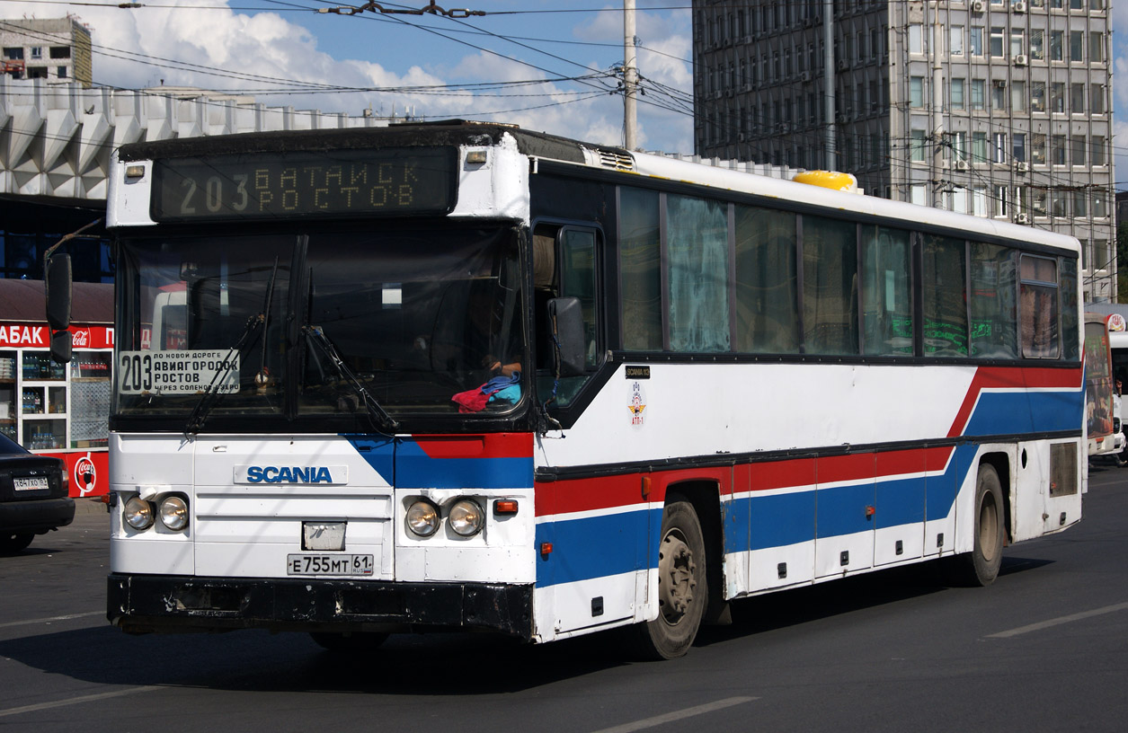 Ростовская область, Scania CK113CLB № Е 755 МТ 61