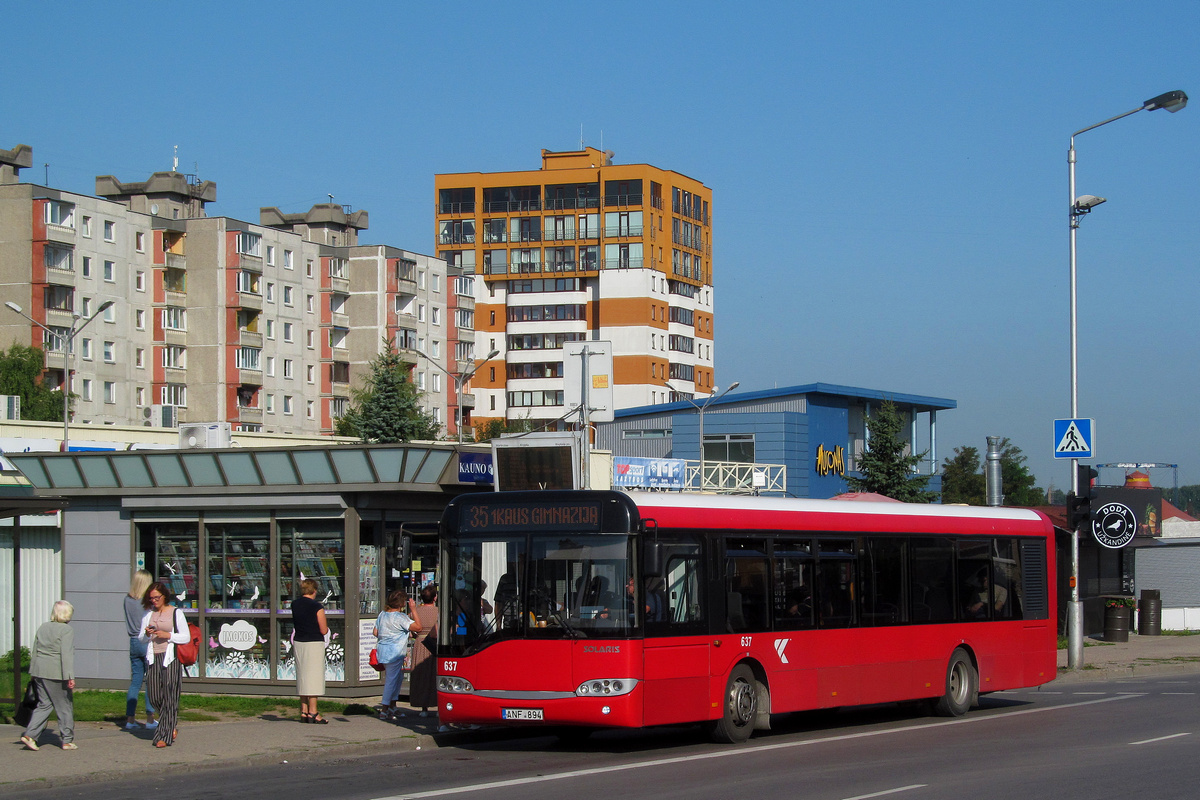 Литва, Solaris Urbino II 12 № 637