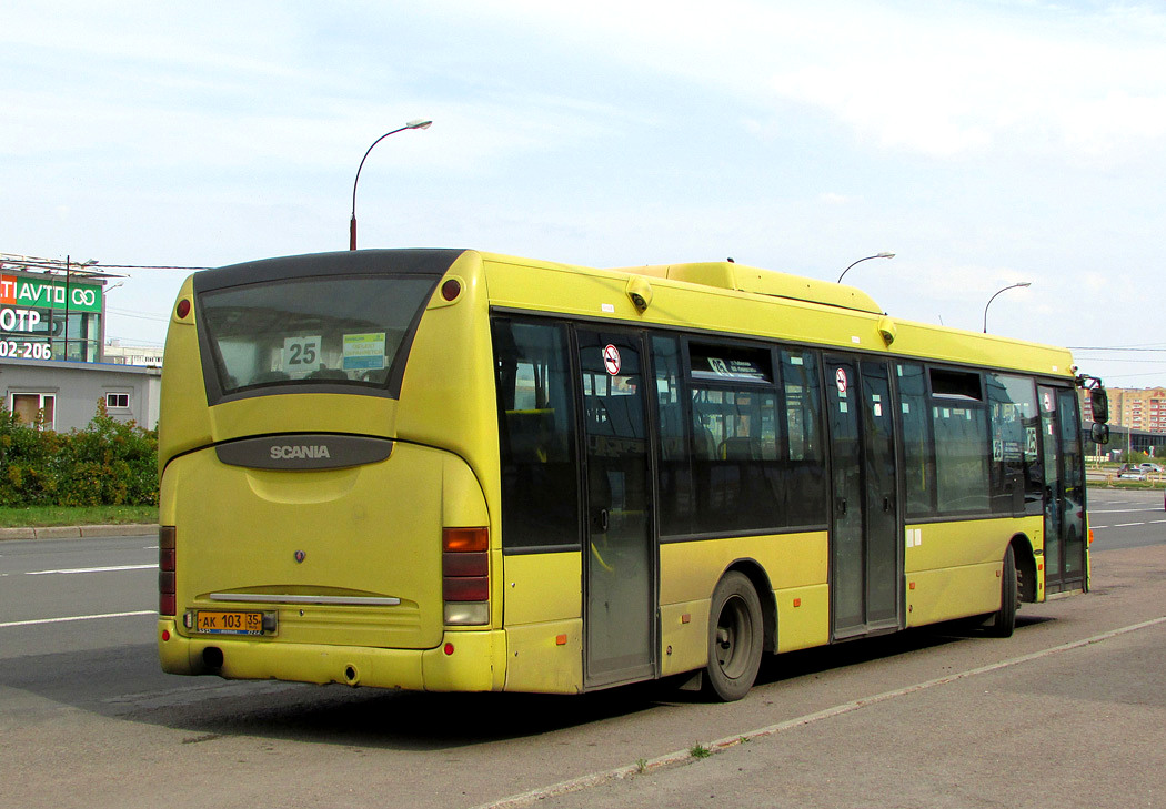 Вологодская область, Scania OmniLink I (Скания-Питер) № АК 103 35