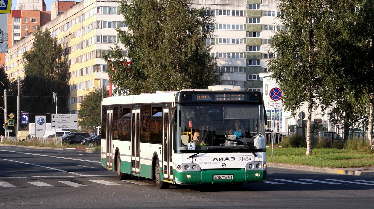 Санкт-Петербург, ЛиАЗ-5292.60 № 2145