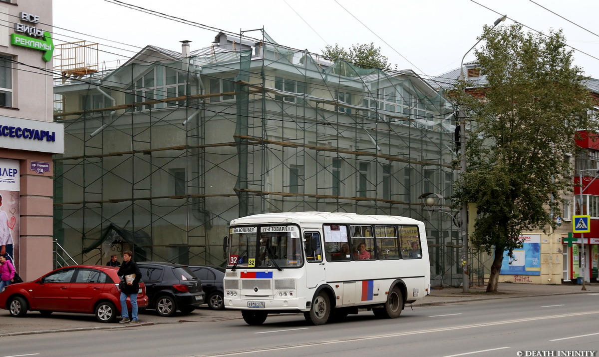 Томская область, ПАЗ-32054 № Е 818 СХ 70