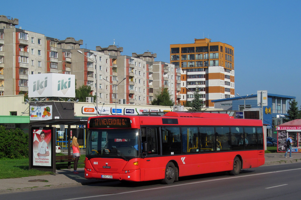 Литва, Scania OmniCity II № 868