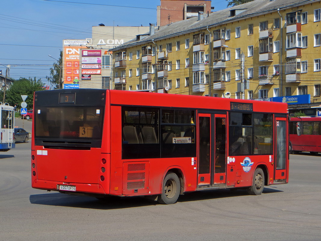 Кировская область, МАЗ-206.068 № А 007 ОР 43