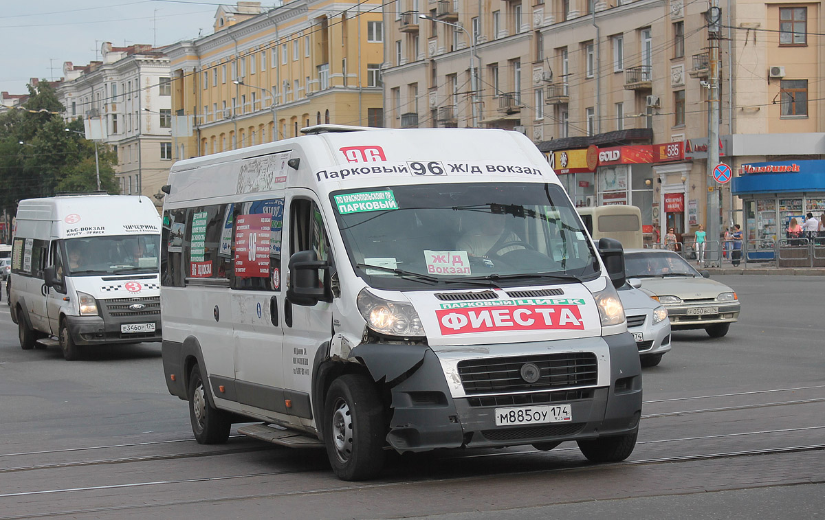 Челябинская область, Нижегородец-FST613 (FIAT Ducato) № М 885 ОУ 174