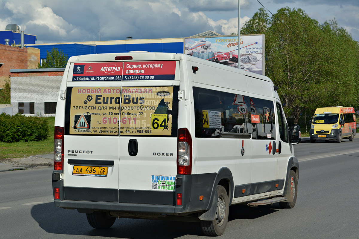 Тюменская область, Нижегородец-2227SK (Peugeot Boxer) № АА 436 72