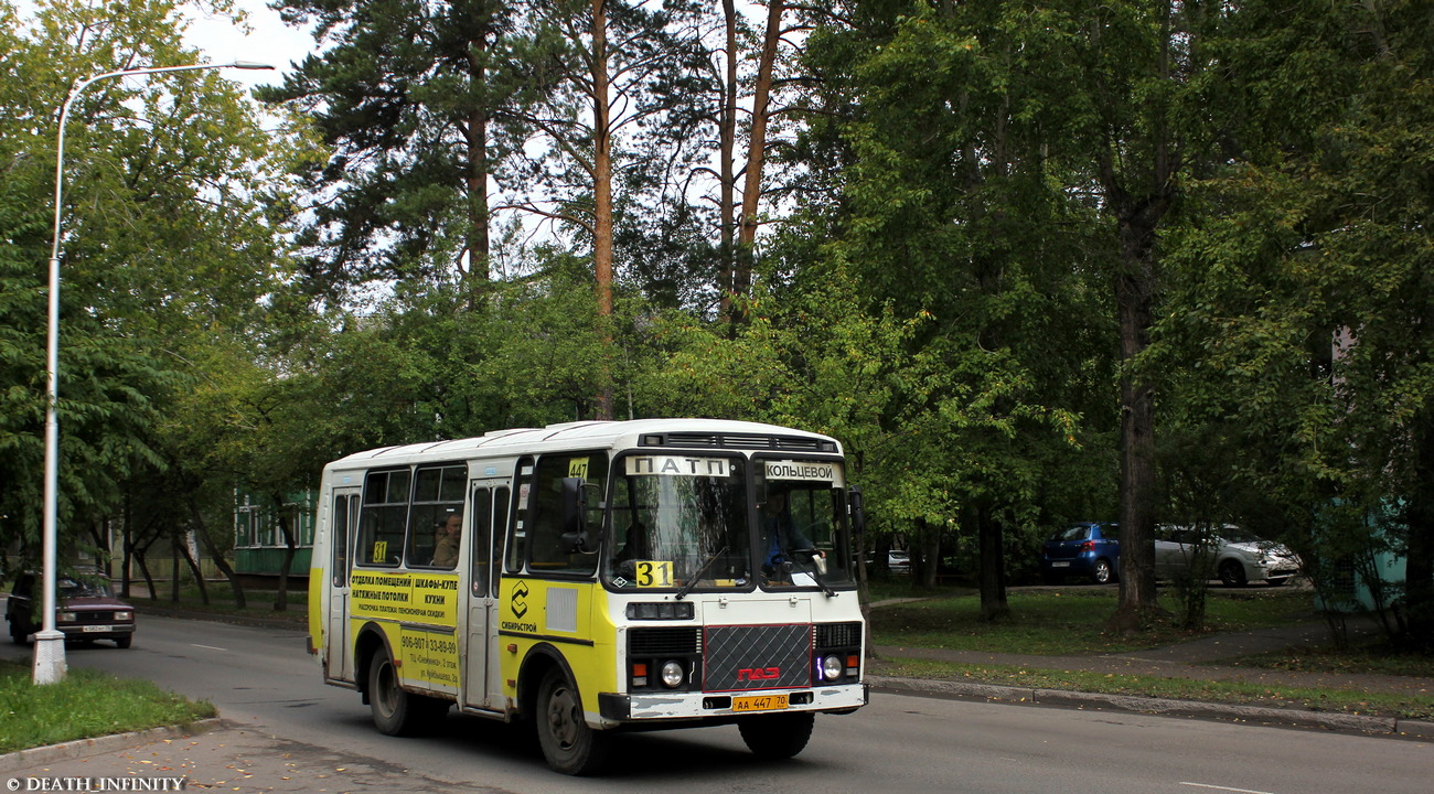 Томская область, ПАЗ-32054 № АА 447 70