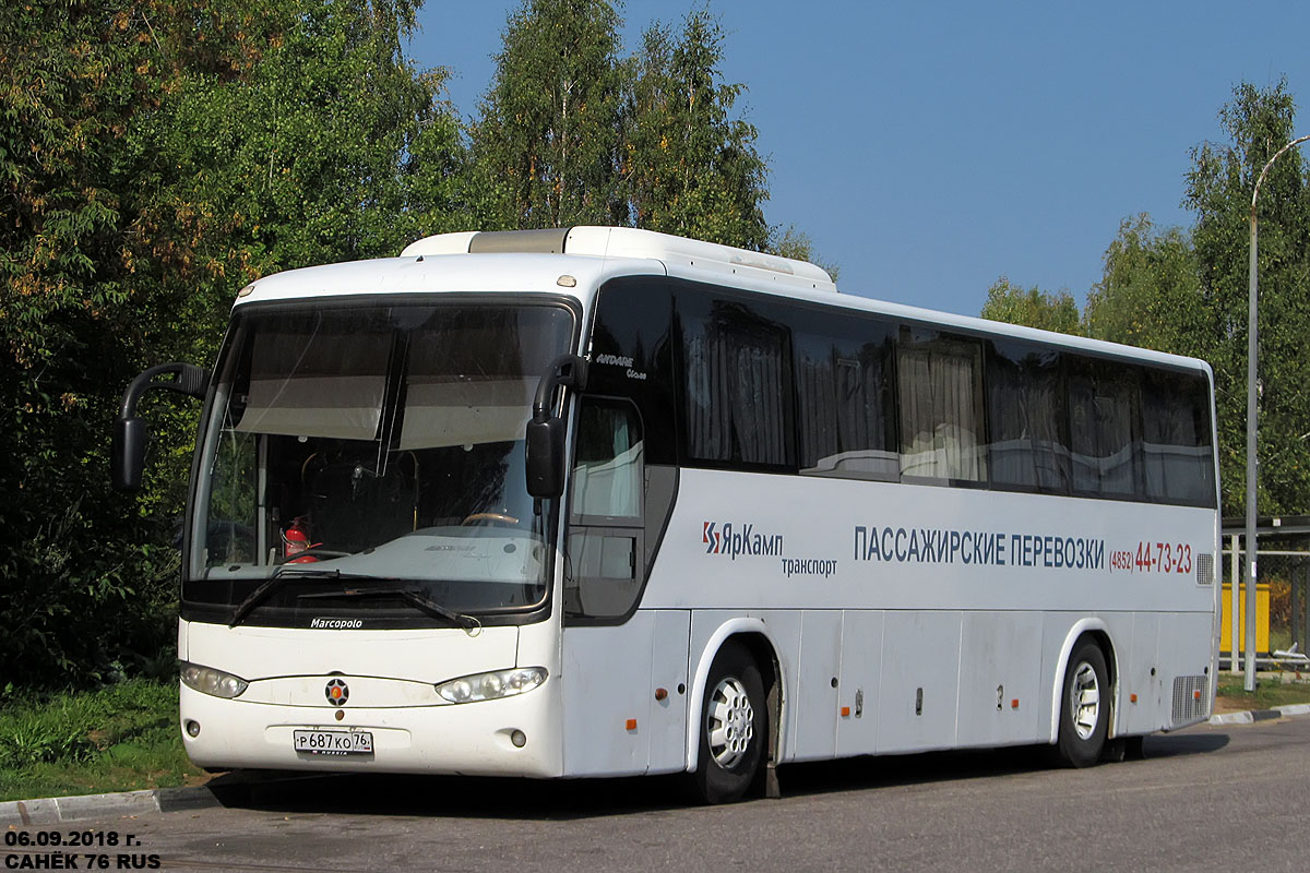 Yaroslavl region, Marcopolo Andare 1000 (GolAZ) (Hyundai) Nr. Р 687 КО 76