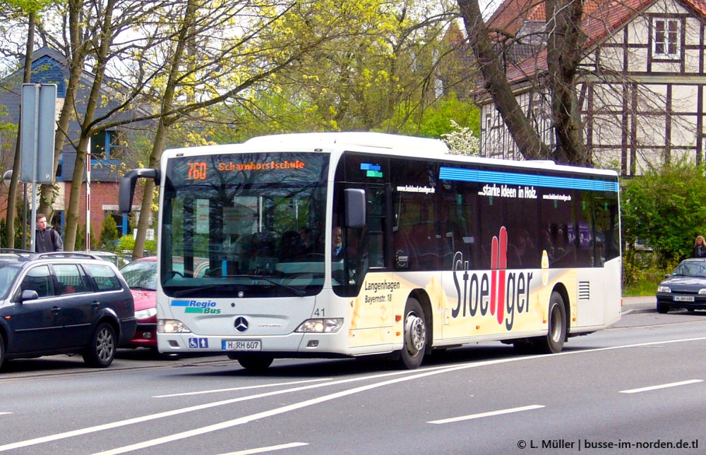 Нижняя Саксония, Mercedes-Benz O530Ü Citaro facelift Ü № 41