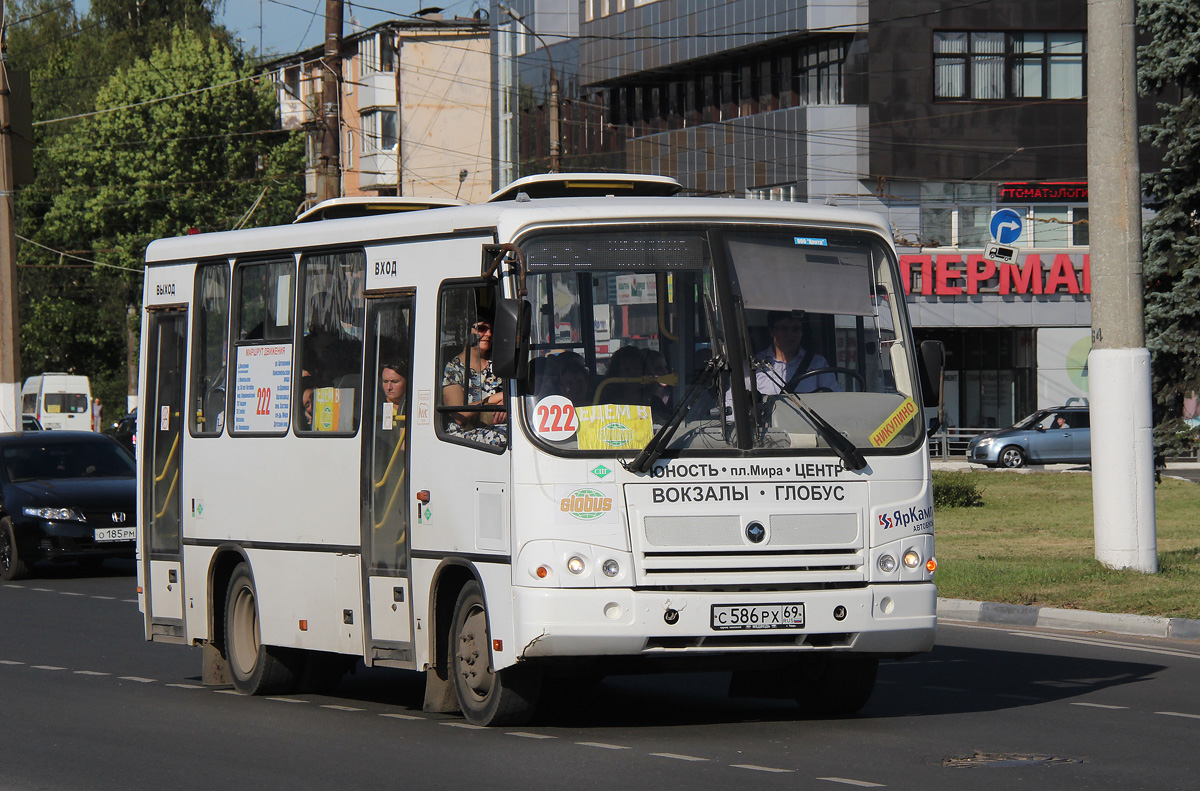 Тверская область, ПАЗ-320302-11 № С 586 РХ 69