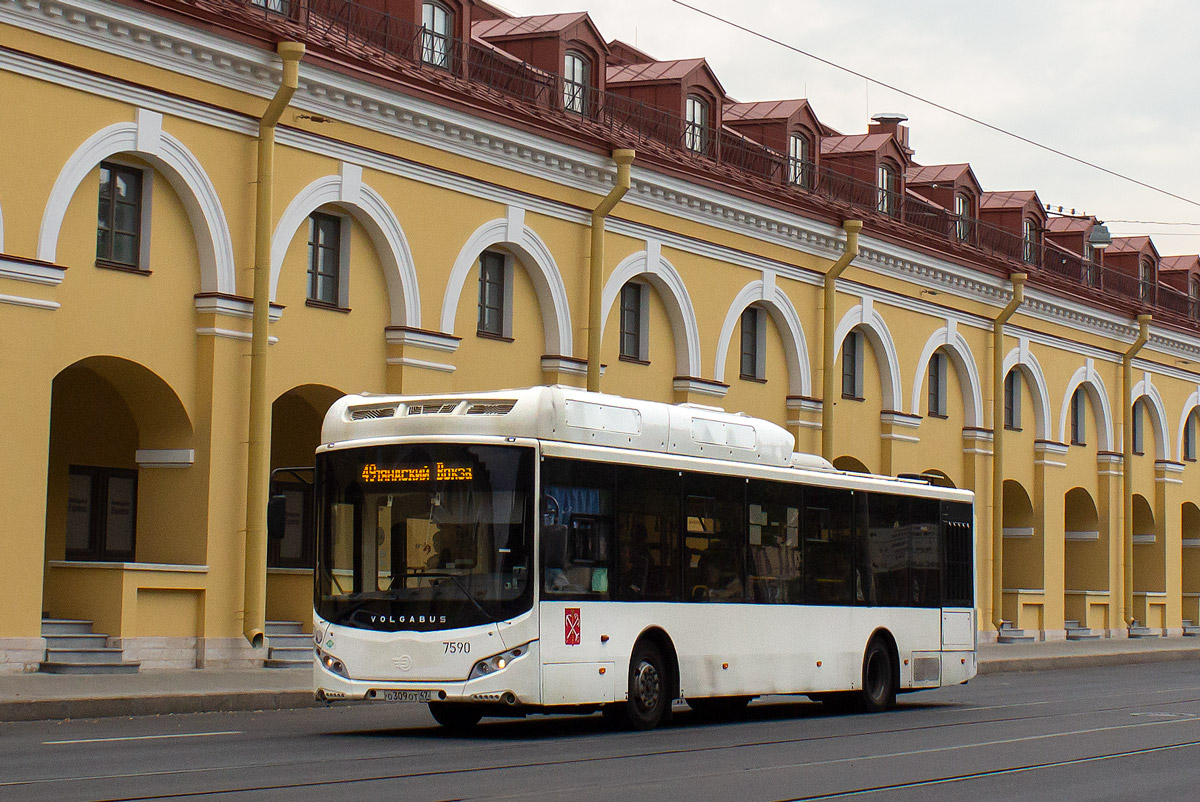 Санкт-Петербург, Volgabus-5270.G2 (CNG) № 7590