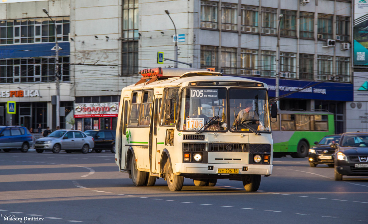 Новосибирская область, ПАЗ-32054 № 01