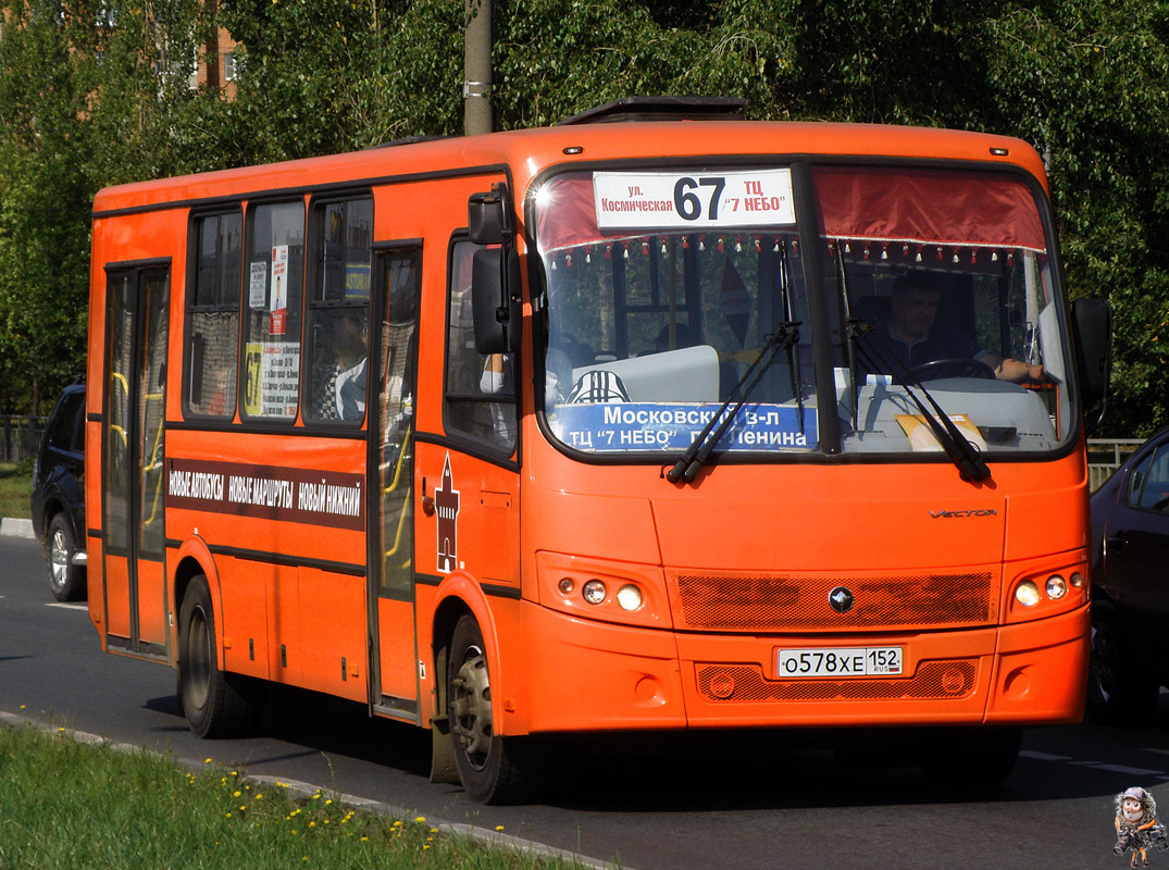 Нижегородская область, ПАЗ-320414-05 "Вектор" № О 578 ХЕ 152