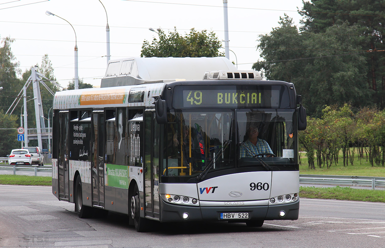 Литва, Solaris Urbino III 12 CNG № 960