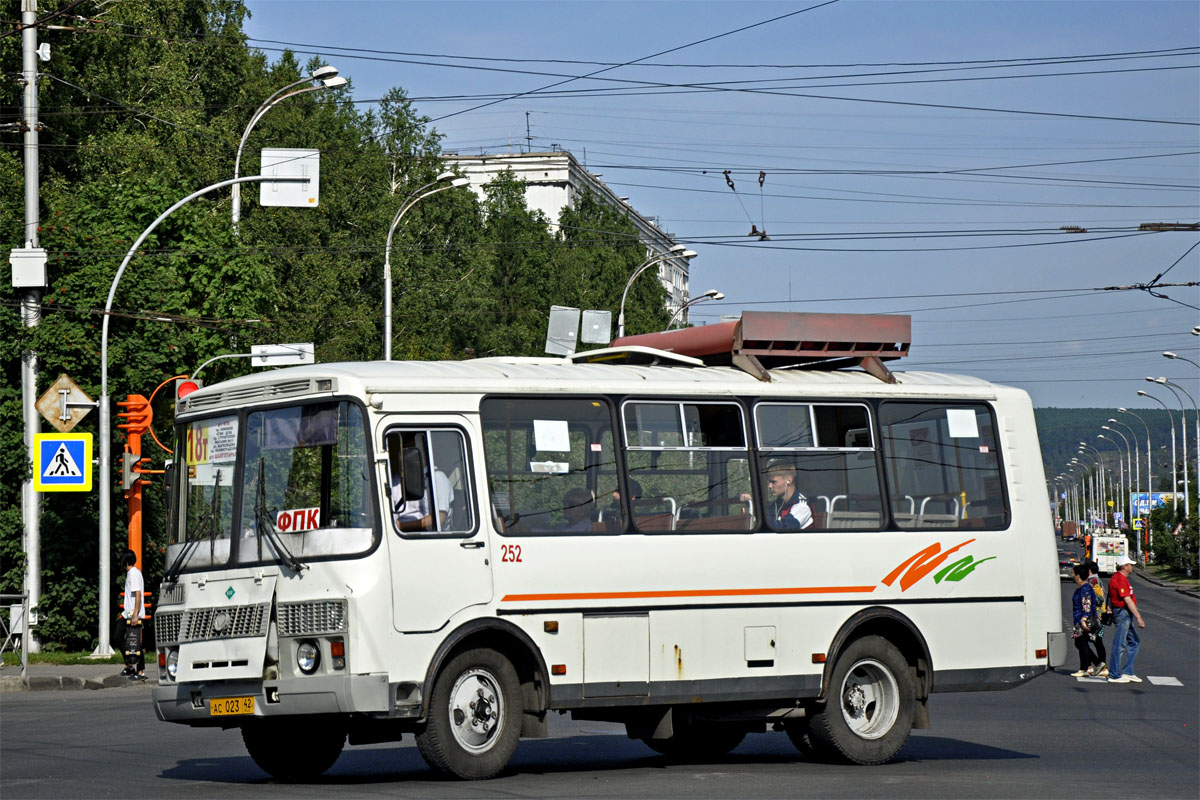 Кемеровская область - Кузбасс, ПАЗ-32054 № 252