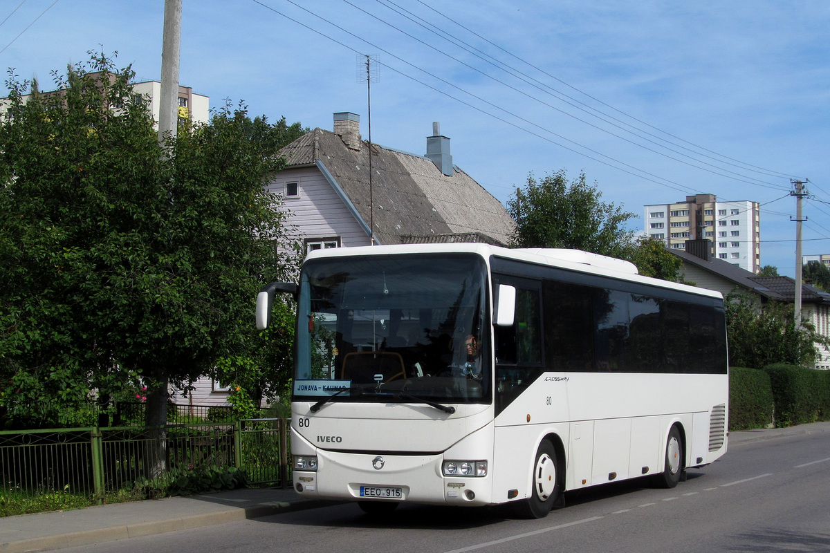 Литва, Irisbus Crossway 10.6M № 80