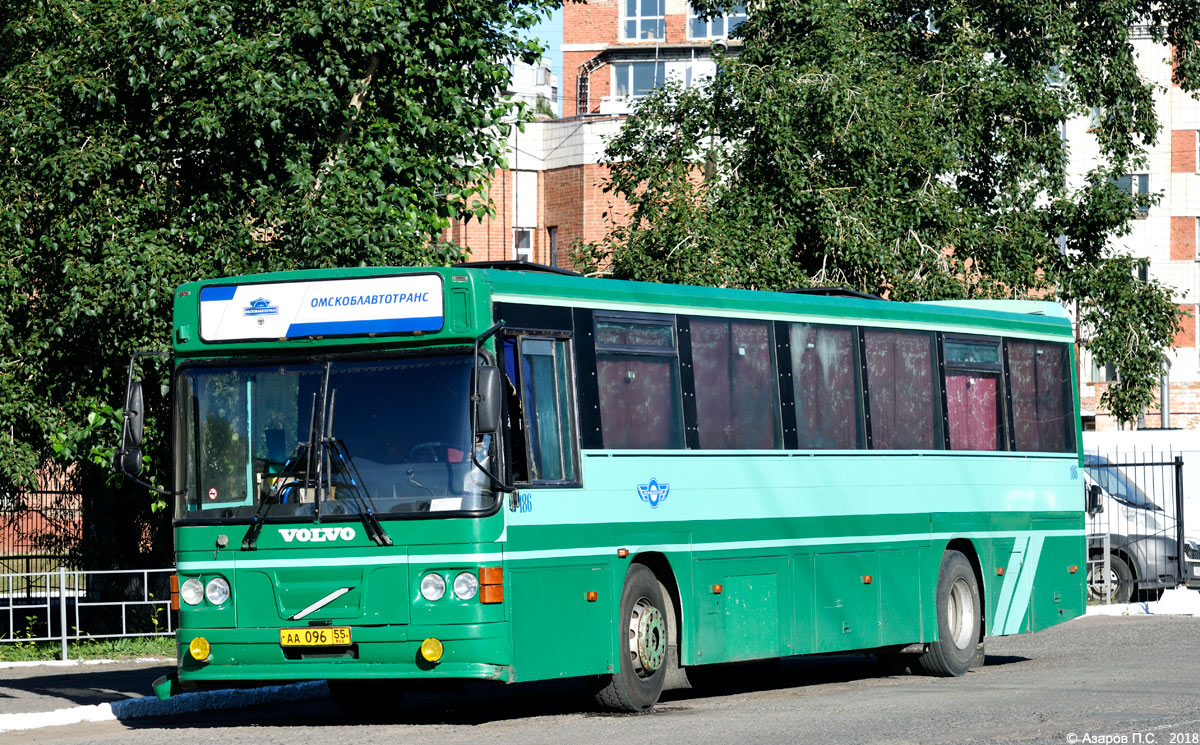 Омская область, СибСкан (Volvo B10M-60F) № 186