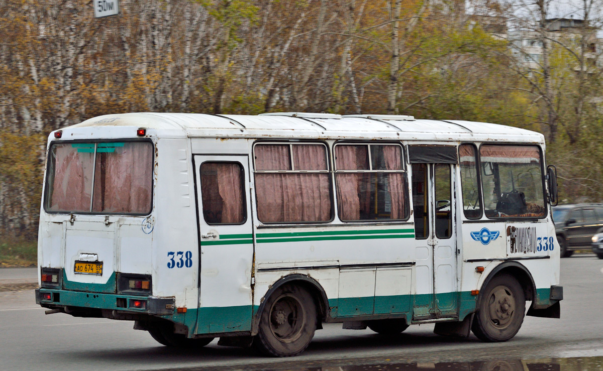 Омская область, ПАЗ-32053 № 338