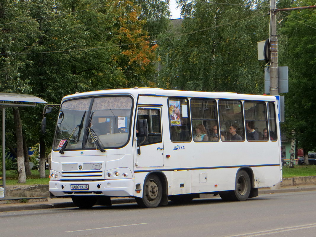 Кировская область, ПАЗ-320302-08 № О 009 СА 43