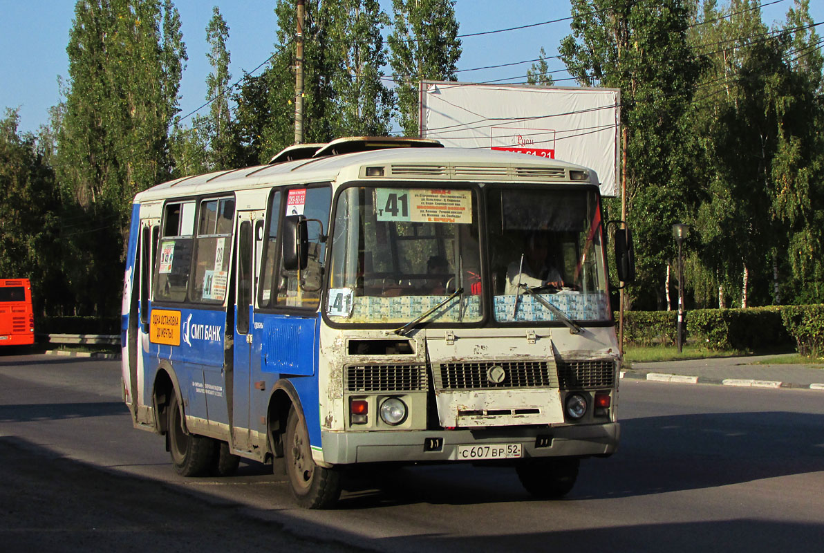 Нижегородская область, ПАЗ-32054 № С 607 ВР 52