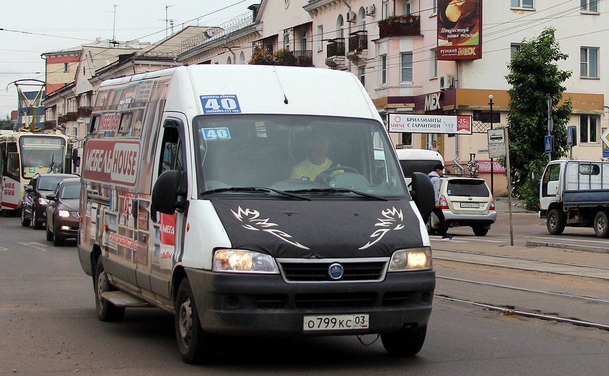 Бурятия, FIAT Ducato 244 [RUS] № О 799 КС 03