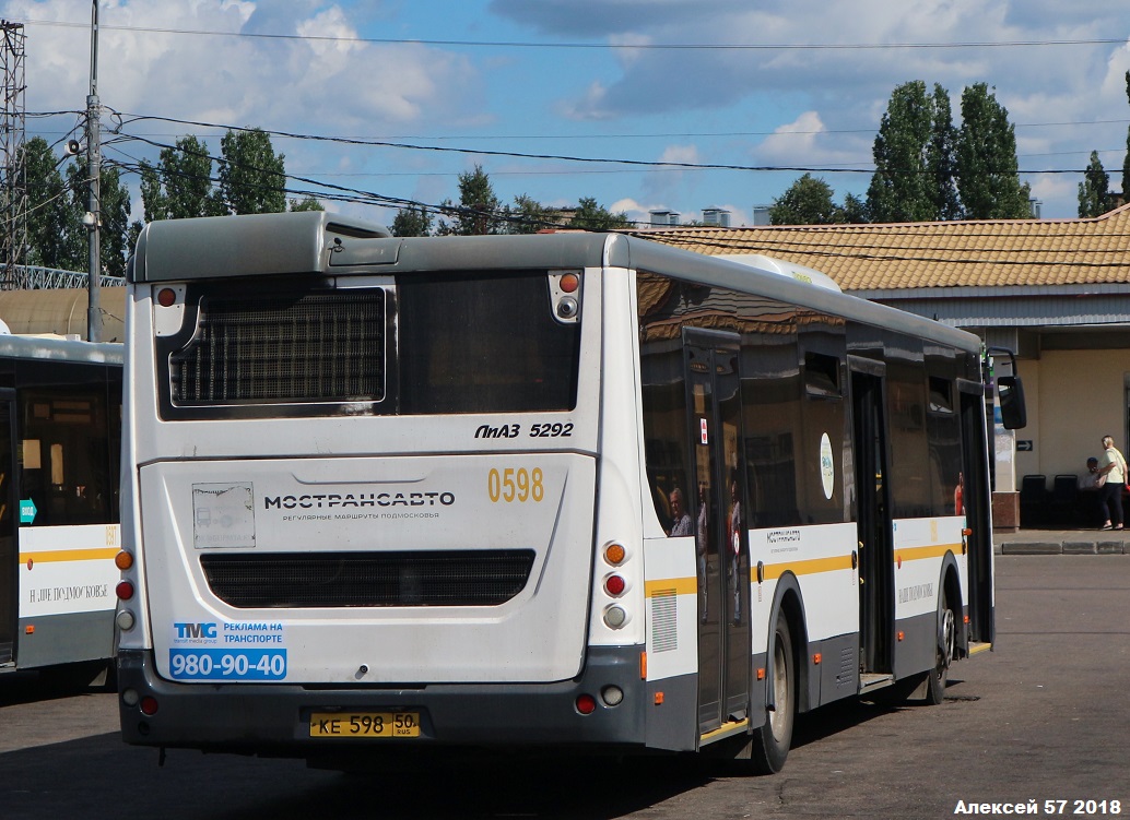 Moskauer Gebiet, LiAZ-5292.22 (2-2-2) Nr. 0598