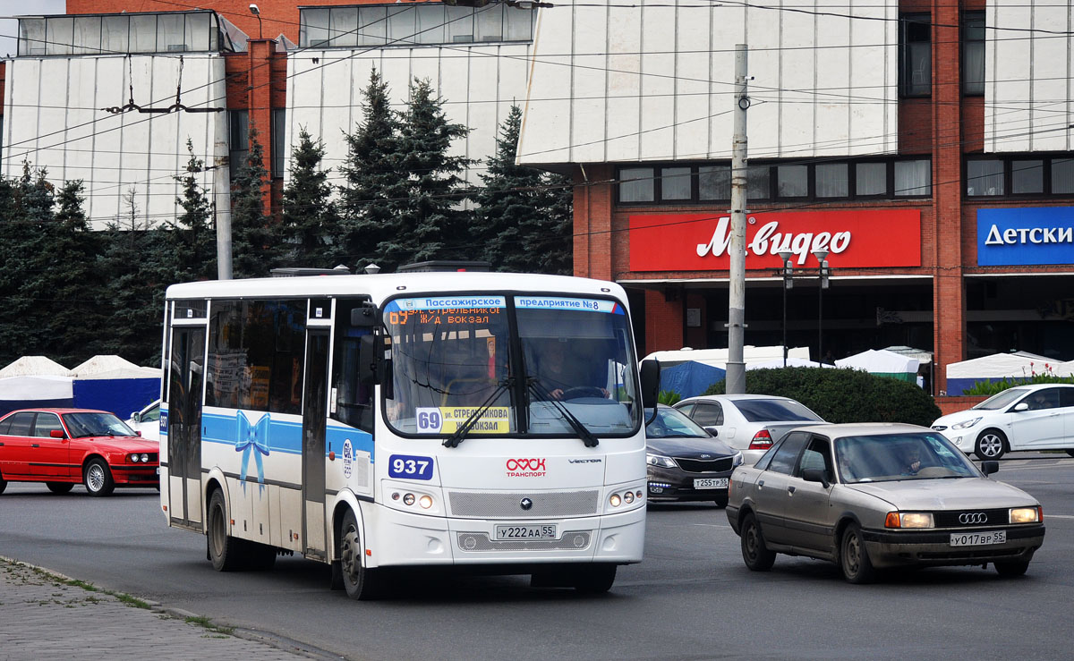Omsk region, PAZ-320414-04 "Vektor" (1-2) č. 937